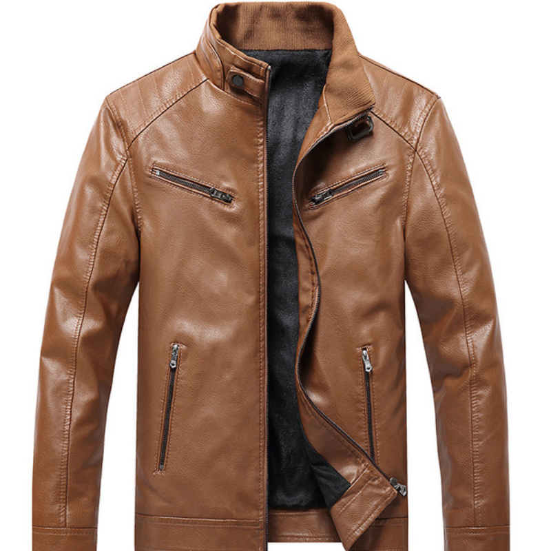 Autumn Winter jackets Men's Slim Fit Clothing leather Overcoat PU Jacket Outwear New Korean Fashion Men Leather Outwear MY528