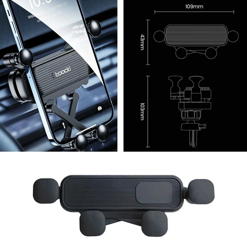 For AUDI Q3 2013 2014 2015 2016 2017 2018 Car Phone Holder Special Fixed Bracket Base Wireless Charging Interior Accessories