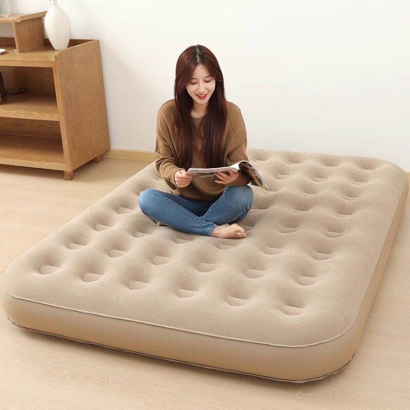 Outdoor Sexy Air Sofa Bed Inflatable Couple Cumbed Air Sofa Nature Romantic Relexing Indoor Room Mattress Glamping Camping Stuff