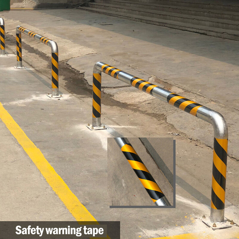 Pita tanda keselamatan lantai, perekat reflektif untuk peringatan bahaya