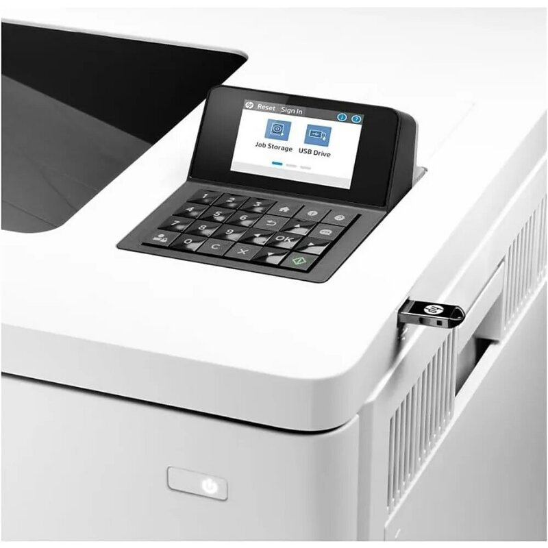 Дуплексный принтер Color LaserJet Enterprise M554dn (7ZU81A), белый