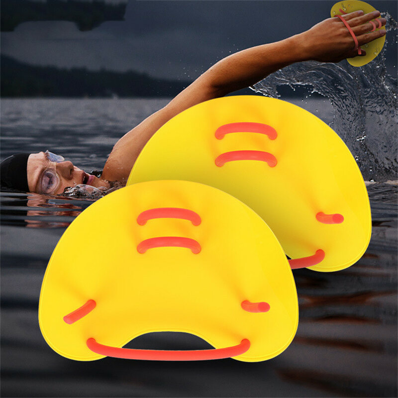 เด็กผู้ใหญ่ว่ายน้ำ Paddles Girdles แก้ไขมือ Fins Flippers ปาล์มลายนิ้วมือถุงมือ Webbed Paddle น้ำกีฬา