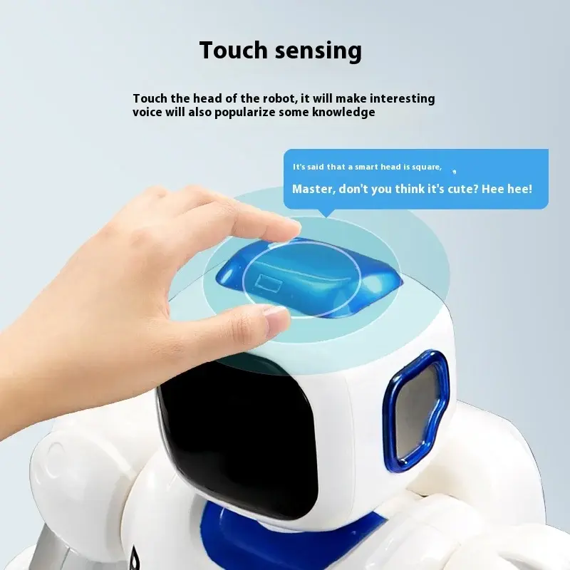 Robot Télécommandé Intelligent avec Pigments de Dialogue Vocal, Jouets Électriques de Haute Technologie, Cadeau d'Anniversaire pour Enfant