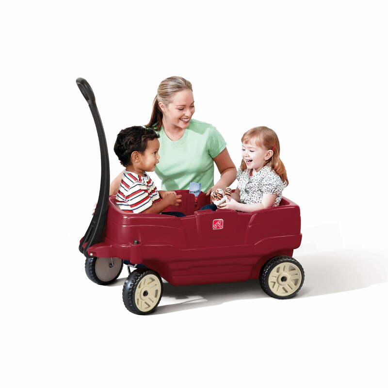 Sąsiedzki czerwony Wagon dla małych dzieci