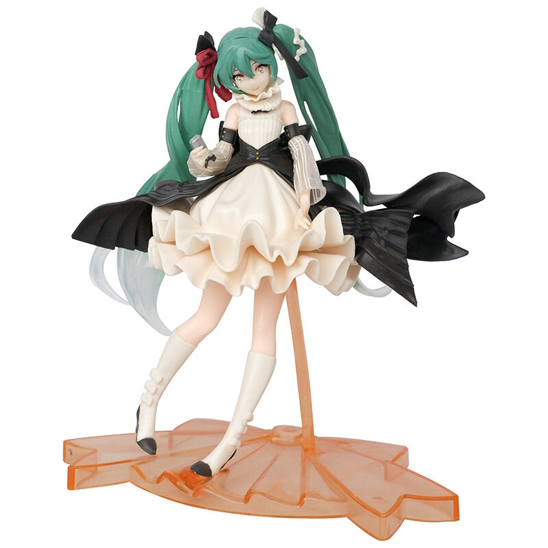 22cm Flower Fairy Miku Action Figure New Anime Girls Collectible Model Statues Toys Exquisite PVC Model Doll Ornaments Kids Gift