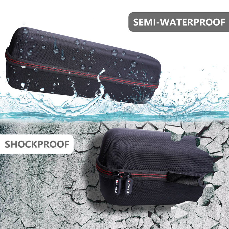 LTGEM-funda rígida de EVA resistente al agua para Sony SRS-XB43, altavoz de graves EXTRA