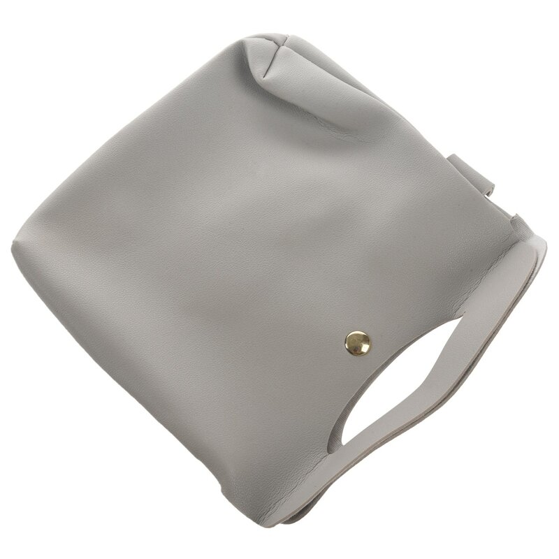 Bolsa pequena de couro PU com borlas para mulheres, Hasp simples, bolsa de ombro casual, mini sacos tiracolo mensageiro, bolsa para telefone e moedas para senhoras e meninas