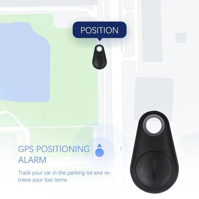 Mini traqueur GPS intelligent pour animaux de compagnie, traqueur Bluetooth 4.0, étiquette d'alarme anti-perte, localisateur de clé de sac sans fil pour enfant, localisateur de portefeuille, mode