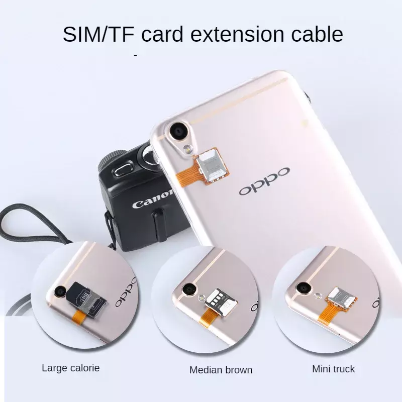 Adaptateur de carte Micro SD double SIM, extension de fente de Sim hybride TF universelle Nano Cato pour changement de téléphone Android