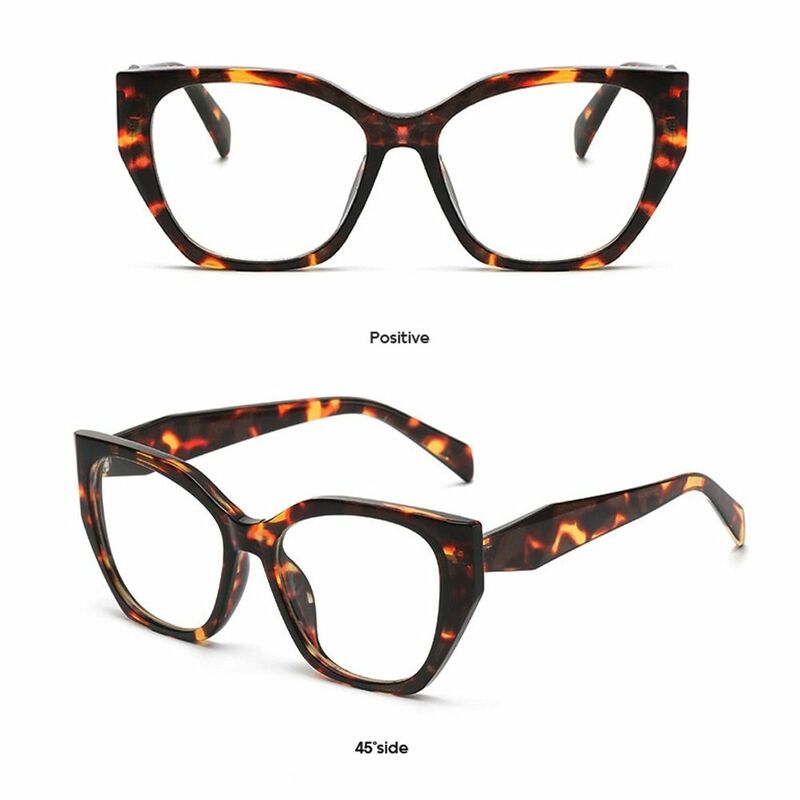 Fashion Durable Eye Protection Ultra Light Frame Anti-Blue Light Glasses Oversized Eyeglasses Computer Goggles