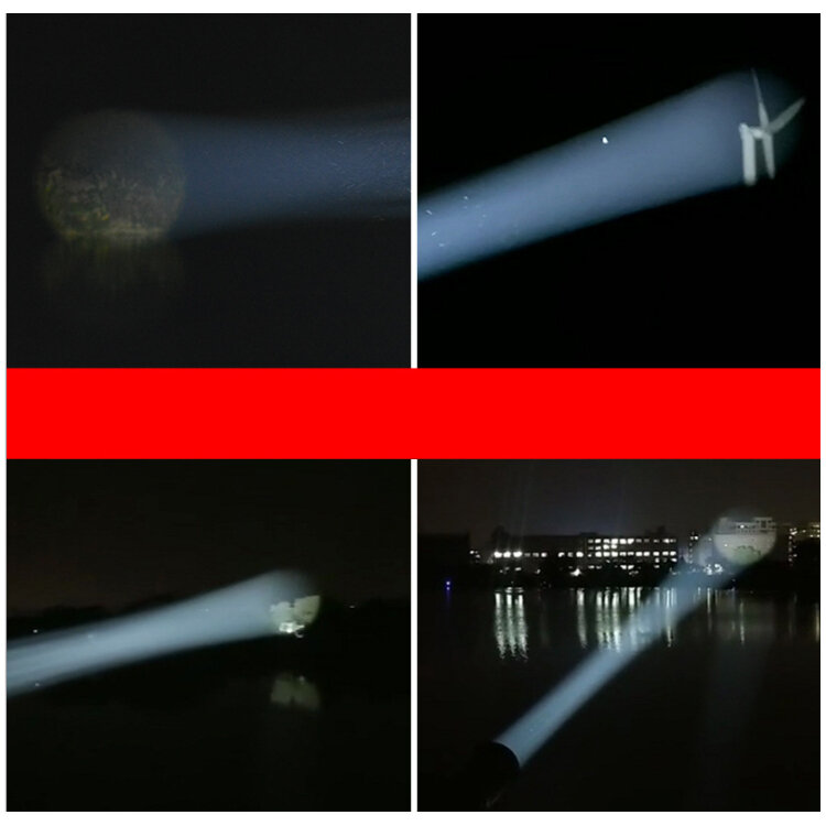 수색 조명 램프 보트, 알루미늄 해양 12V 반사경 미러, 30km, LED 500W, 7000 와트 탐조등, 3km, 1000W