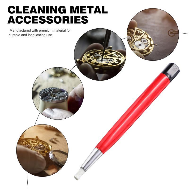 Pen Brush Fiberglass Cleaning Scratch Watch Repair Jewelry Kit Clock Tool Oiler Watchmaker Remover Wire Coin Rust Electronics