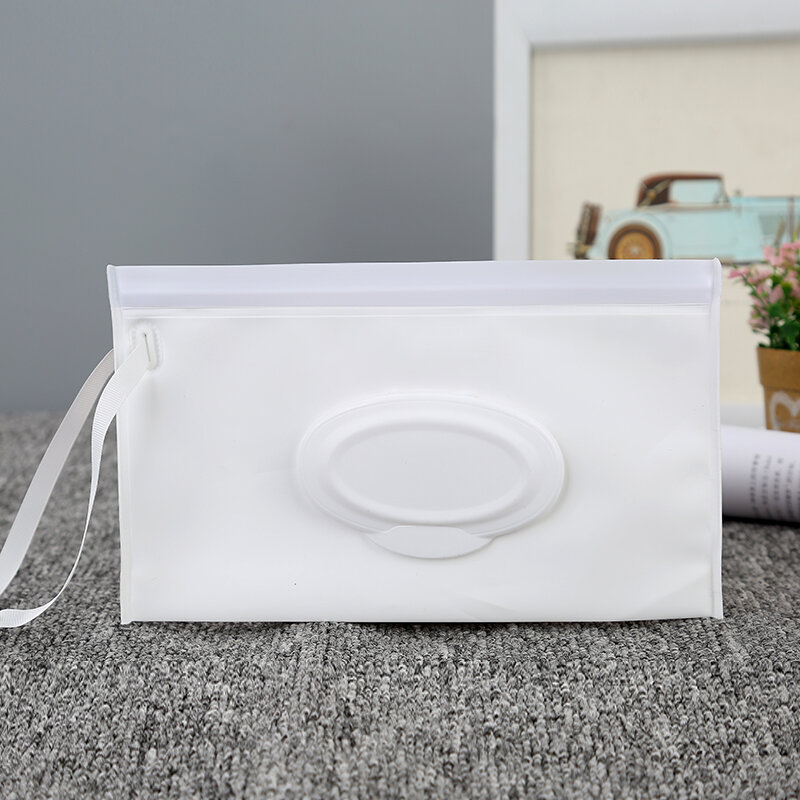2PCS Snap Strap Portable Baby Wet Wipes Box Wipes Container Eco-friendly Easy-carry Clamshell Cosmetic Cleaning Wipes Cases