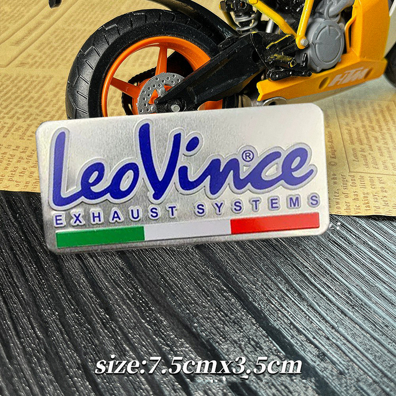 Voor Leovince Leo Vince Sbk Motorfiets Escape Uitlaat Sticker Cf Moto Gp Kawasaki Ktm Yamaha Voge Mt 09 R6 Duke 390 790 Xmax Z900
