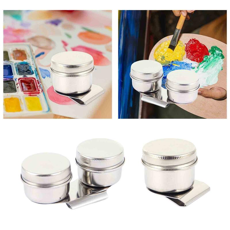 Pintura a óleo Dipper Palette Cup, Prato de tinta caligrafia, Pintura Suprimentos, Profissionais, Artistas, Desenho, Estudantes