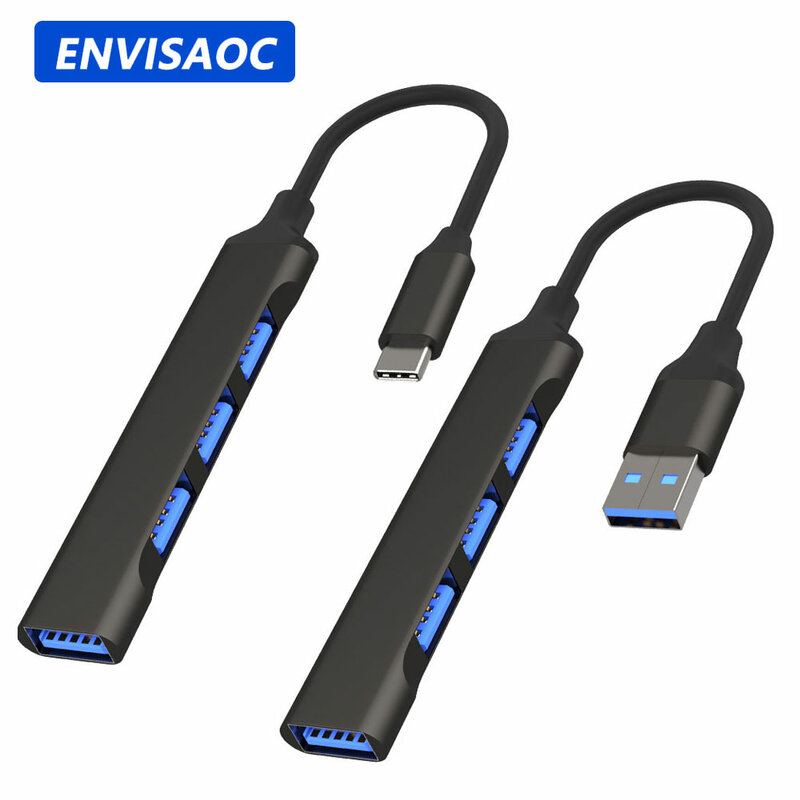 USB-концентратор с портами USB Type-C 3,0, 3,1, 3/4, OTG, USB для Macbook Pro 13 15 Air M1 Pro HUAWEI nintendo, аксессуары для ПК