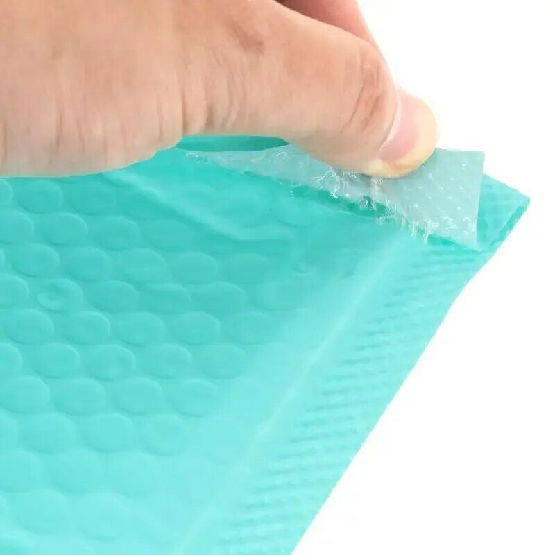 100PCS Blue Bubble Mailers Poly Bubble Mailer Self Seal Foam Padded Envelopes Gift Bags Packaging Envelope Shipping Bag 25x30cm