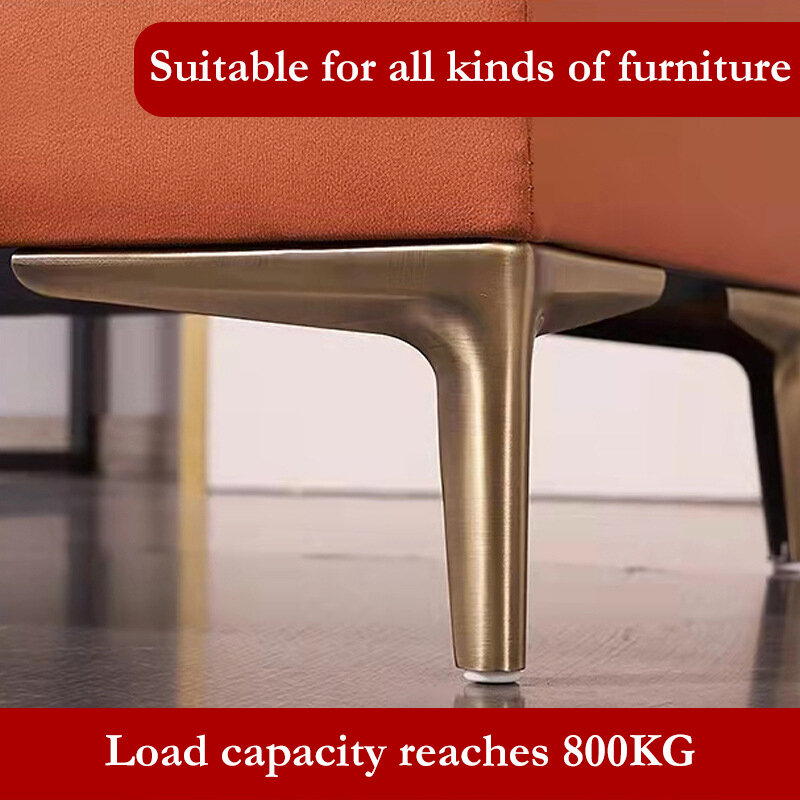 4 buah/set kaki furnitur untuk kabinet TV Sofa meja kopi kamar mandi kabinet laci kaki kabinet logam mendukung beban kaki 800KG