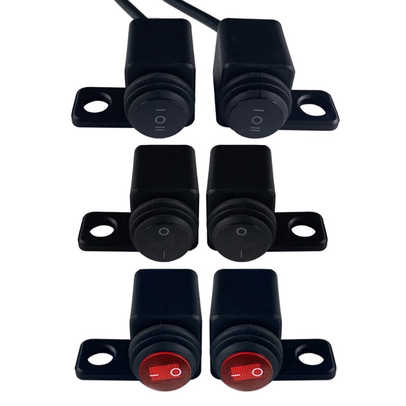 EIN/Aus-Schalter Universal Lenker Scheinwerfer Bremse Nebelscheinwerfer Knopf Schalter Wasserdicht Links/Rechts
