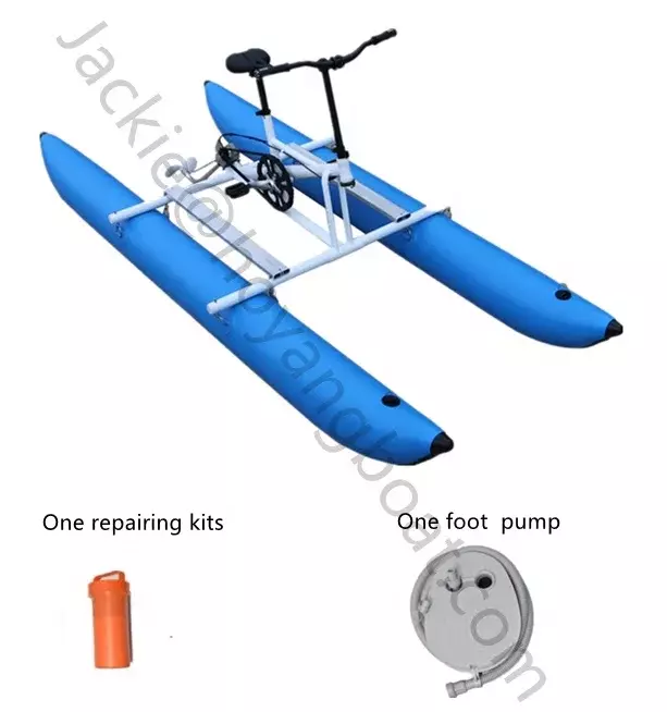 Bicicleta de agua inflable, equipo de deportes acuáticos, barcos de pedal, en venta