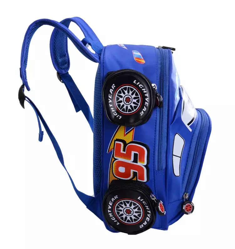 Disney plecak dla dzieci boy car tornister cartoon torebka 3-8 lat baby McQueen torby przedszkolne ramię