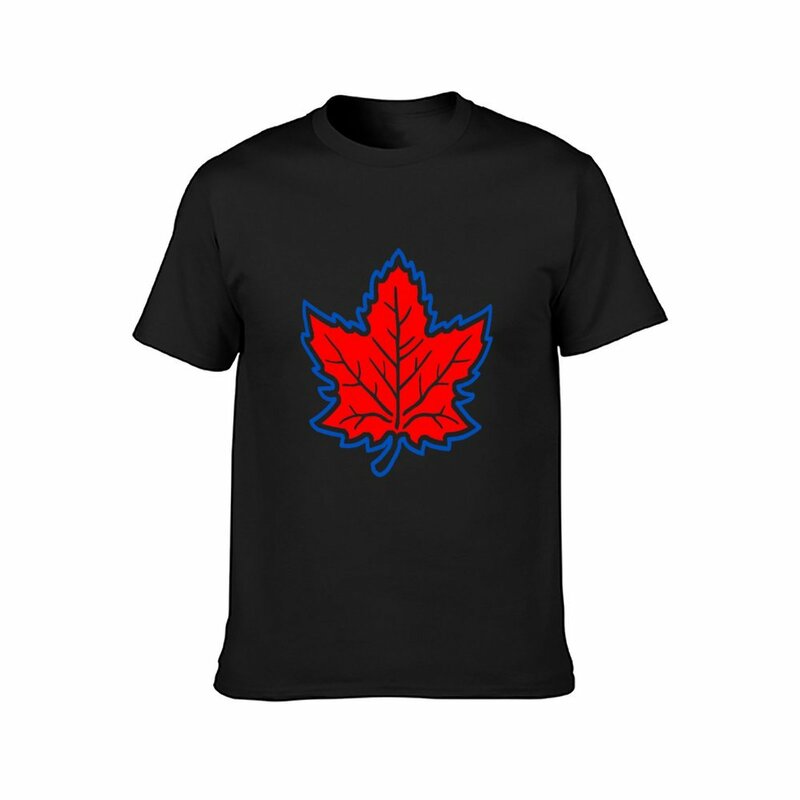 Vintage Retro Canadian Style Maple Leaf Symbol T-Shirt słodkie ubrania męska koszulka