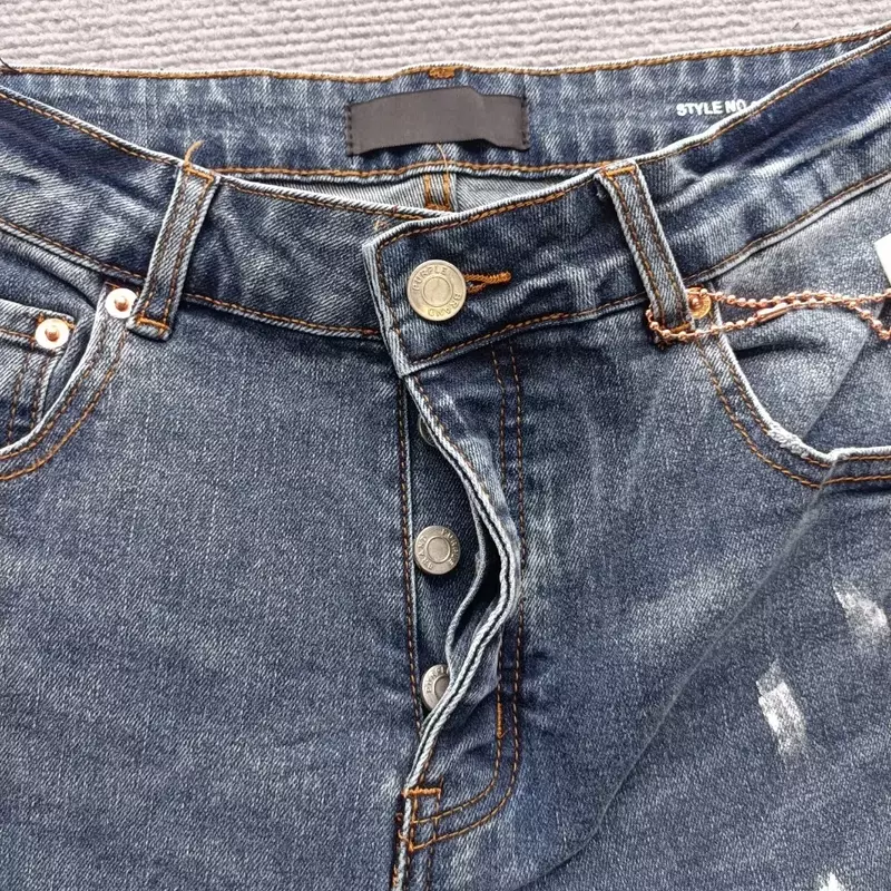 Jeans di marca ROCA viola di alta qualità pantaloni corti larghi oversize pantaloncini di jeans di base casual riparazione pantaloni di jeans Skinny a basso sollevamento
