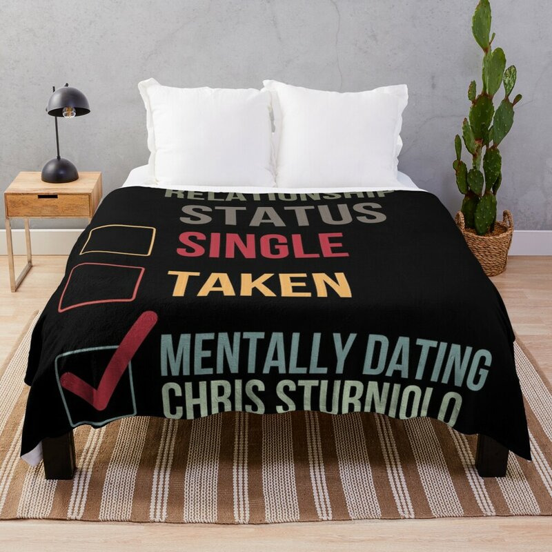 Chris Sturniolo - Relationship Throw Blanket Sofa Blanket Sofas Bed linens