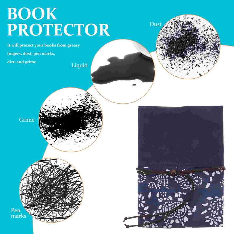 Многоразовый тканевый книга из тонкой ткани с принтом, Защитная ткань для книг, тканевая книга, декор для студентов