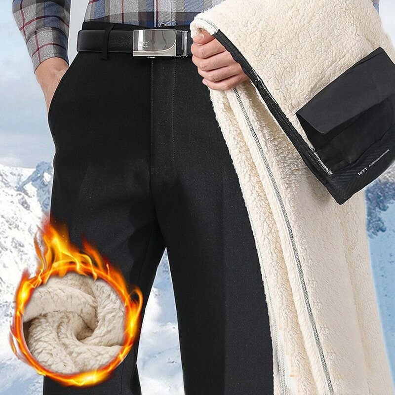 Nowy styl Jesień Zima Męskie Slim Casual Spodnie Moda Biznes Stretch Spodnie Mężczyźni Marka Proste Spodnie Czarny Granatowy Plus Size