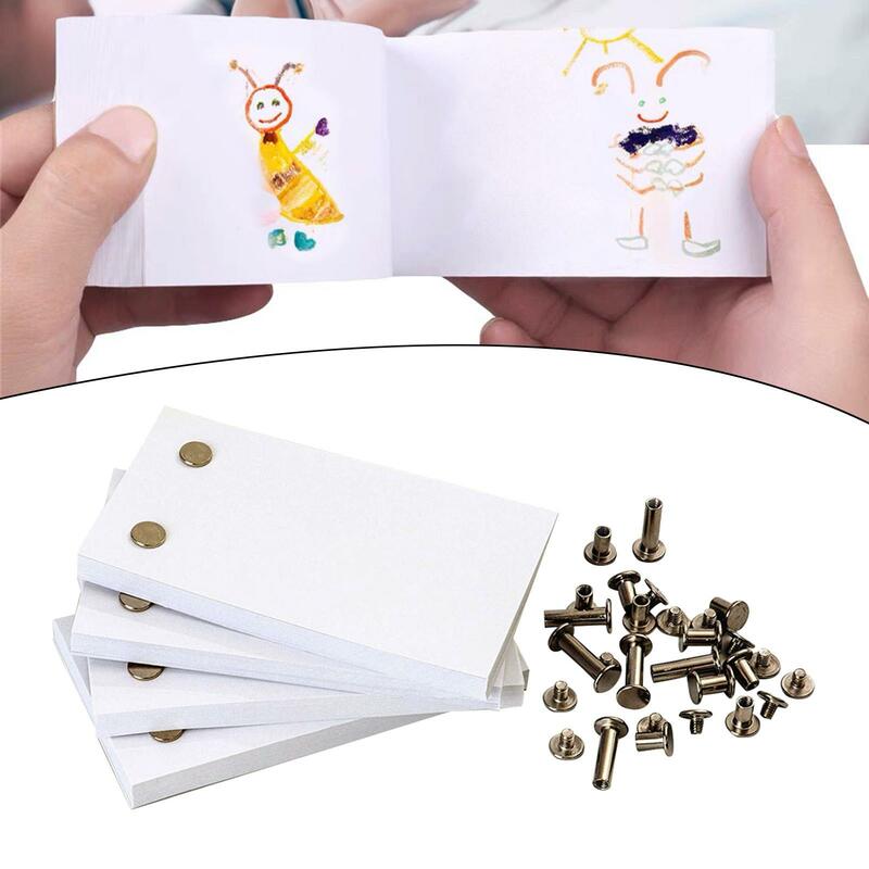 Planificador de animación de bolsillo de dibujos animados para bocetos, suministros de papel en blanco, papel de animación con agujeros, almohadilla de luz