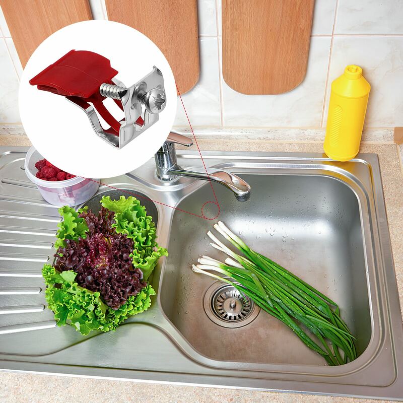 10 stücke Spüle Küchen clips stanz freie Küchen spüle Montage clips Unterstützung Spüle Klemmen Spüle feste Klemmen für die Küche