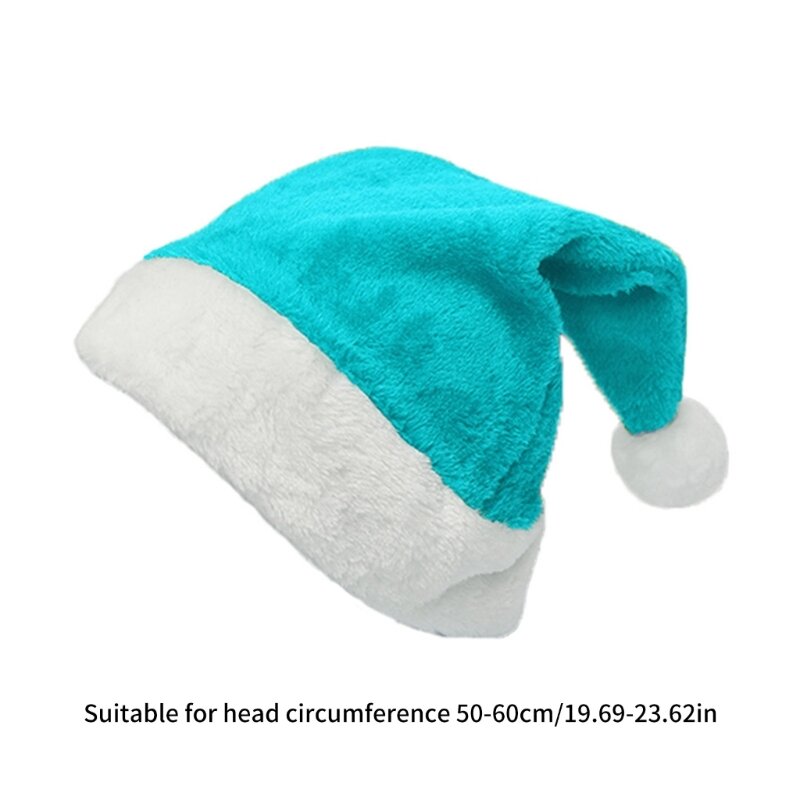 أفخم سانتا قبعة المرحلة الدعائم القبعات عيد الميلاد سانتا كاب تأثيري حلي أغطية الرأس N7YD