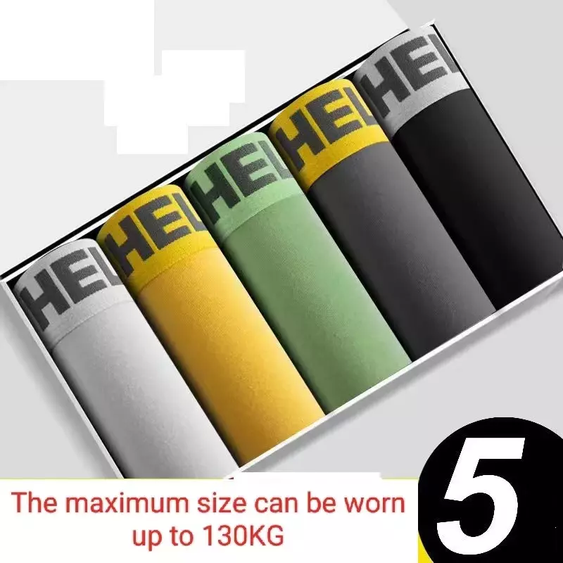 High quality men's comfortable antibacterial crotch elastic sports breathable pure cotton underwear flat foot shorts