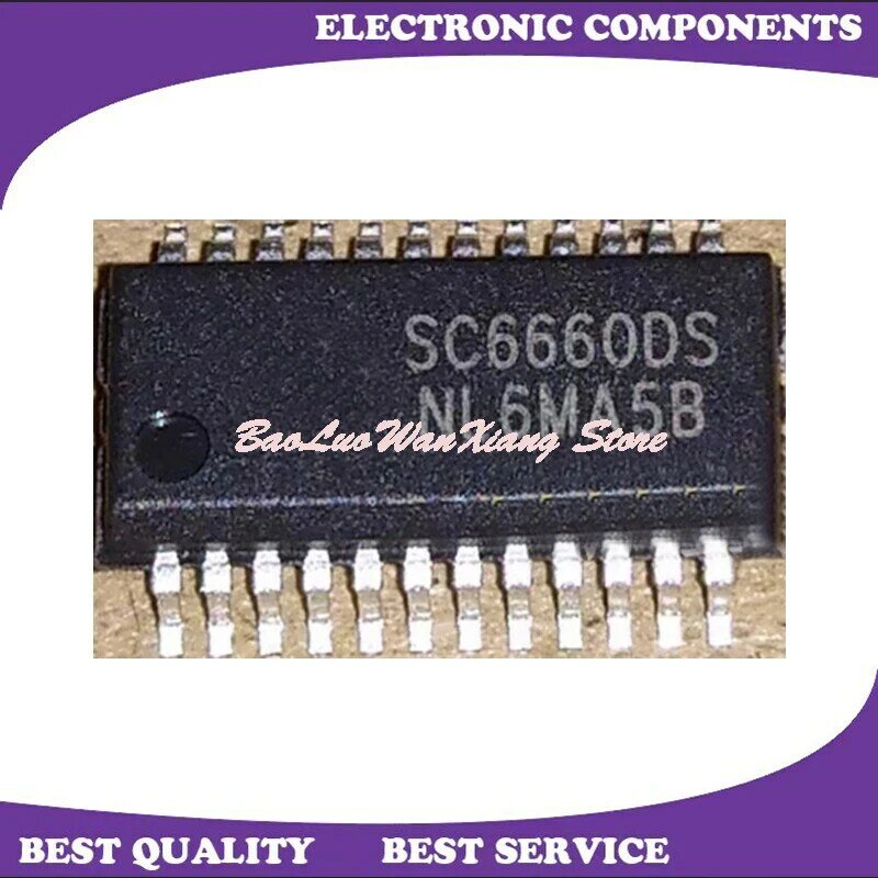 SC6660DS SC6660DSTR SC66600S SSOP24 ، جديدة ومبتكرة ، في الأوراق المالية ، 1 قطعة