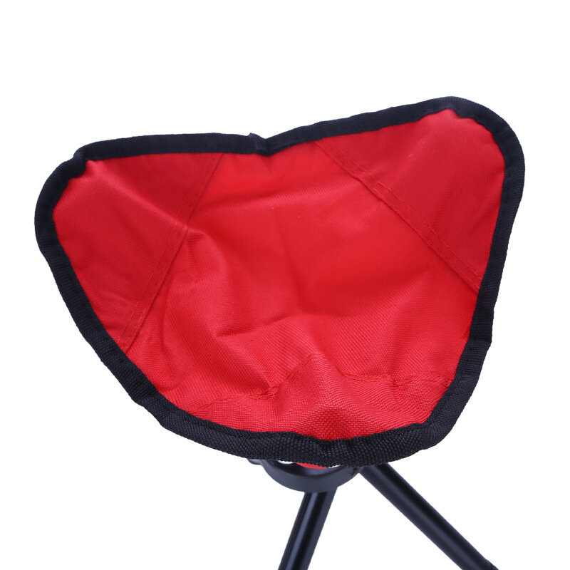 Cadeira dobrável portátil para lazer ao ar livre, fezes de três pernas, camping, viagens, piquenique, atividades, pesca, acessórios