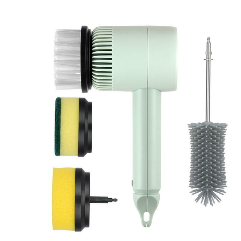 Rechargeable Electric Cleaning Brush Home Electric Rotating Scrubber Wireless Cleaning Tools Home Appliance Cleanliness Gadget