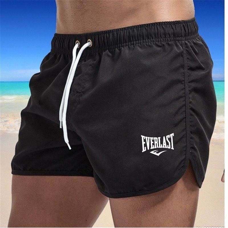 EVERLAST Shorts Fitness Beach Sports Shorts Men's Summer Gym Workout Men's Breathable Mesh Quick Drying Sportswear Jogger