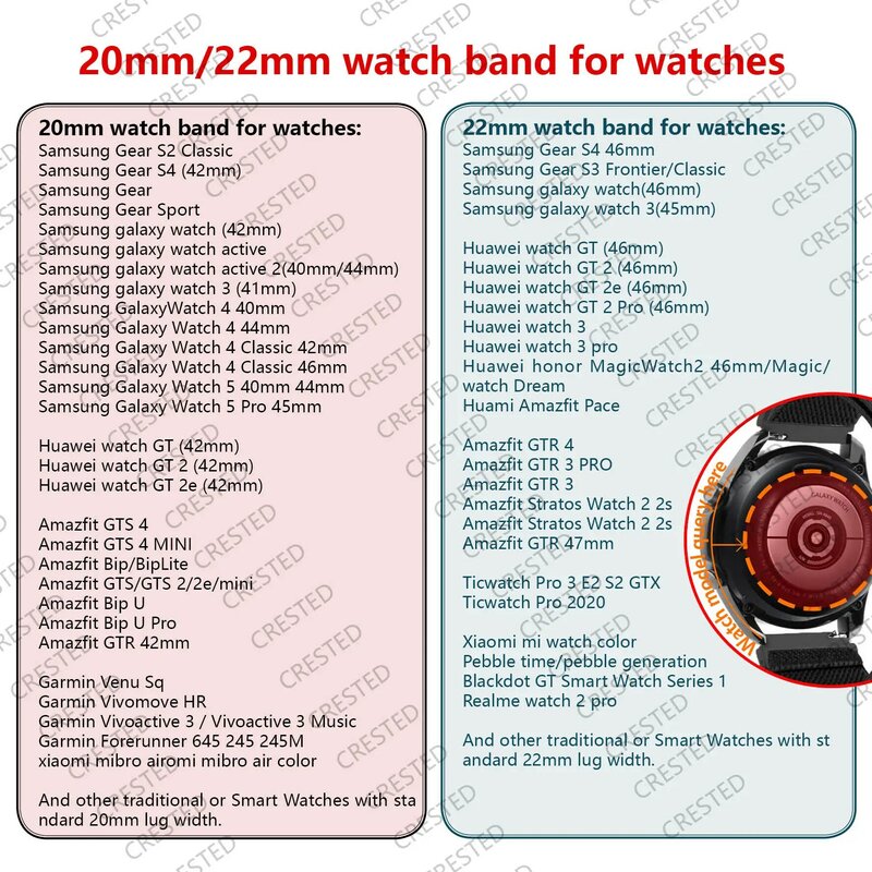 Trançado Solo Loop para Samsung Galaxy Watch, Correia Clássica, 46mm, 42mm, 44mm, 40mm, 46mm, 42mm, Active 2, Gear S3, Pulseira, 22mm, 20mm, Watch Band