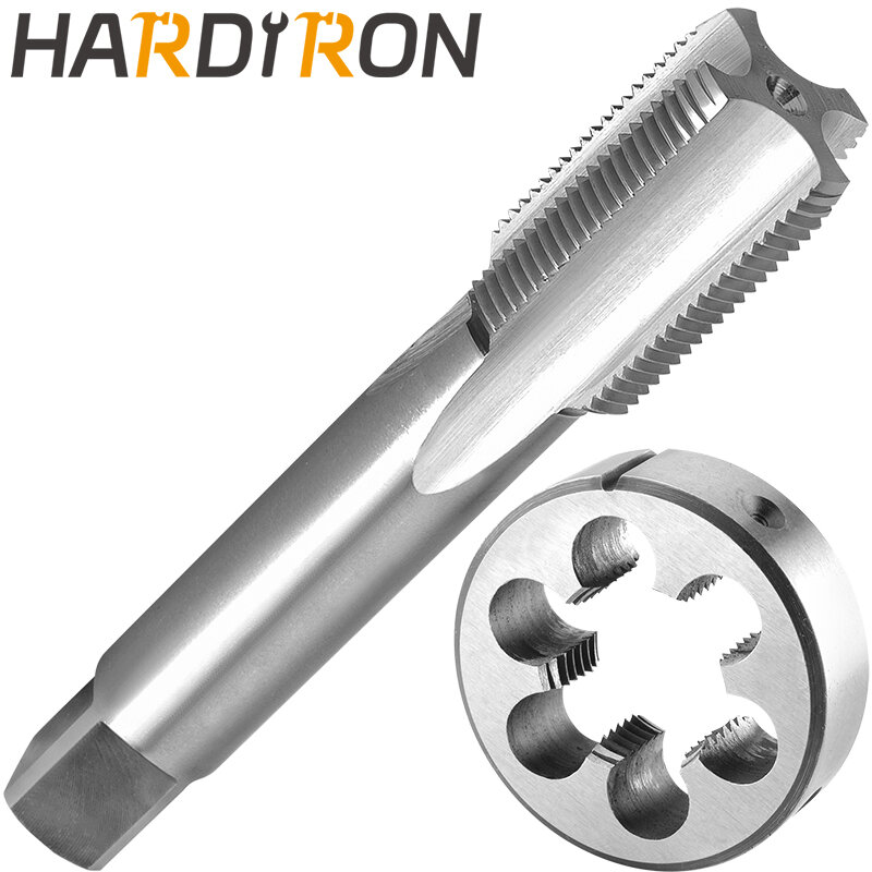 Hardiron M27 X 1.5 Tap and Die Set Right Hand, M27 x 1.5 Machine Thread Tap & Round Die