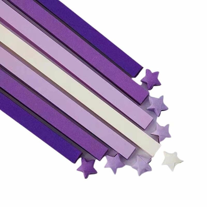 Pattern Party Decoration Art Crafts Double Sided Lucky Star Diy Hand Arts Make Home Decoration Origami Stars strisce di carta
