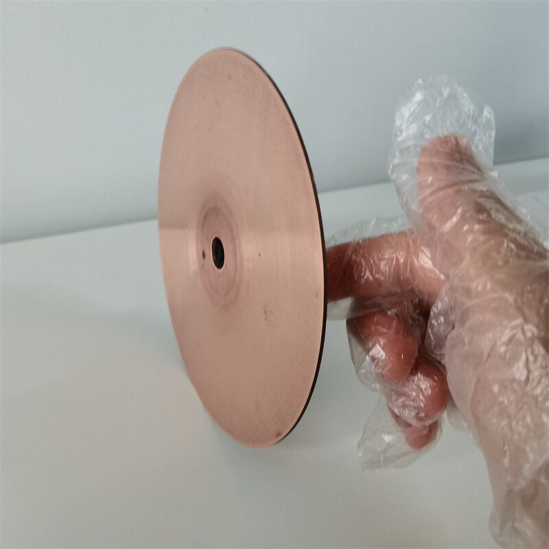 Disque de polissage en cuivre pour pierres précieuses, 150mm, disque de polissage final