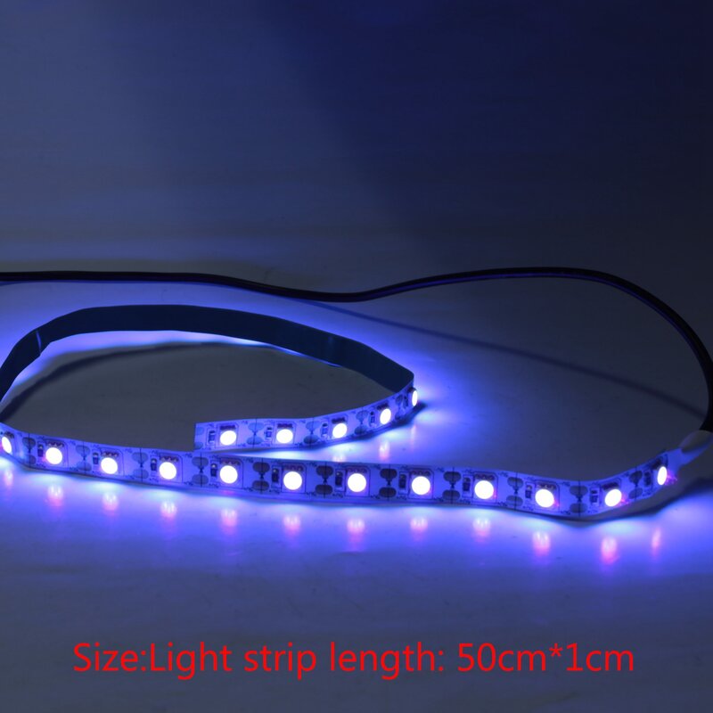 UVC 살균 소독 라이트 바 5V 살균 램프 진드기 라이트 스트립, LED 스트립 라이트 50x1cm