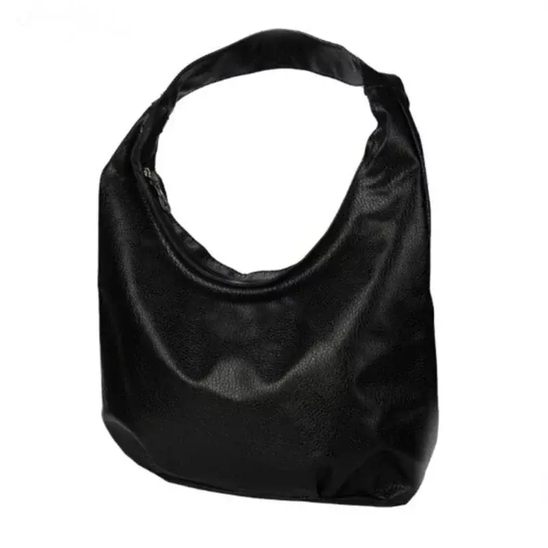GCB06 tas tangan besar wanita, tas bahu wanita kulit PU ringan lembut dan anggun, paket Messenger selempang baru