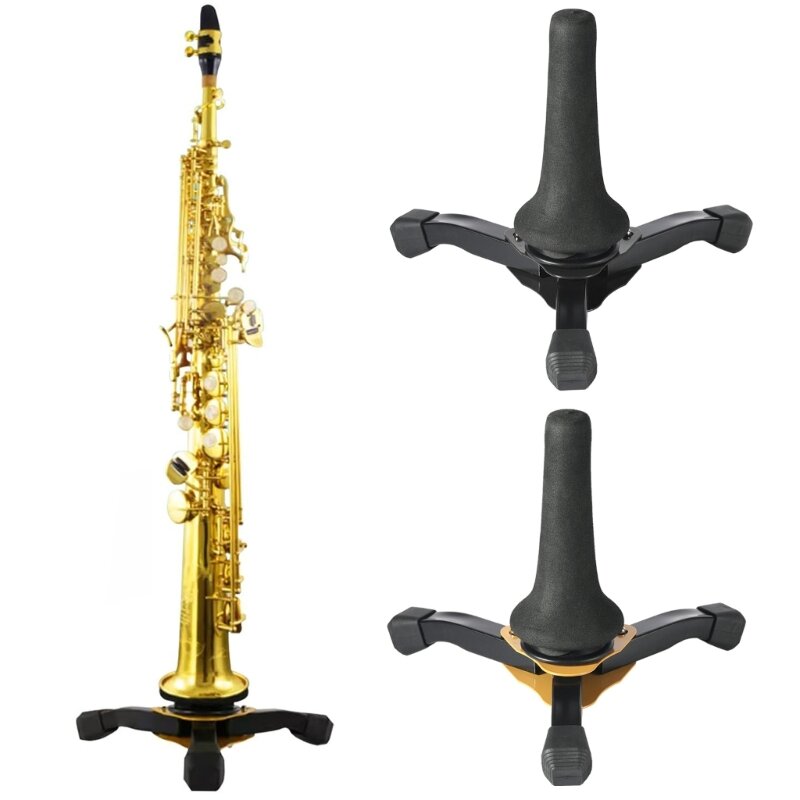 11UE opvouwbare saxofoonstandaard voor saxofoon, alt-tenorsaxofoonstandaard, verstelbare statiefhouder