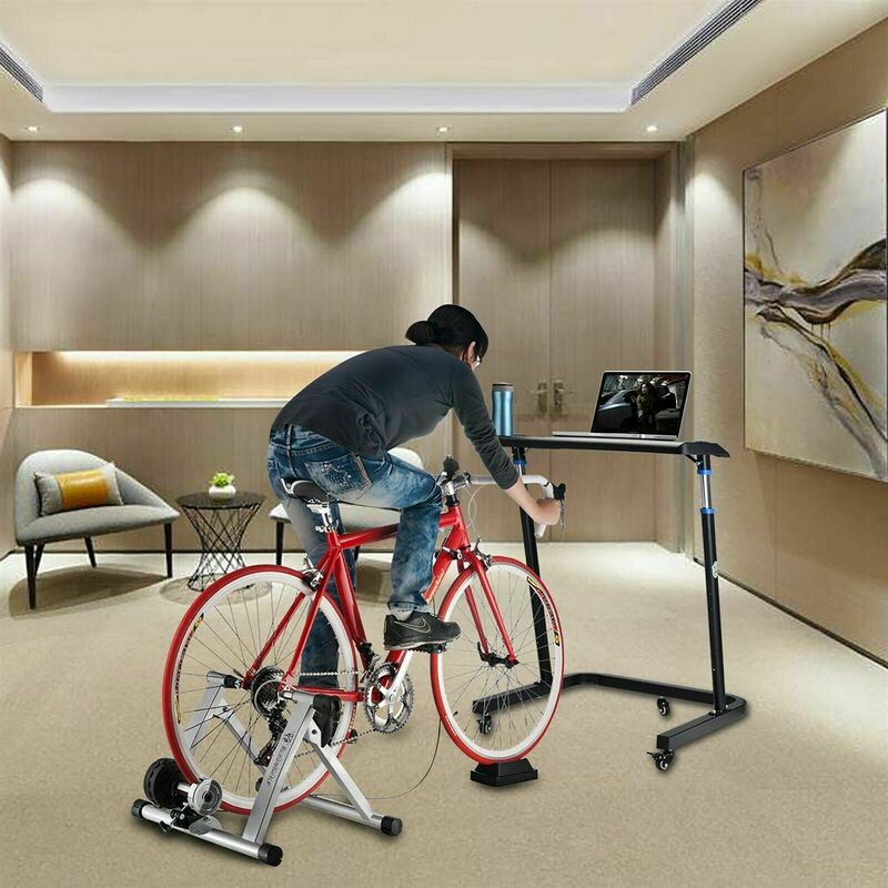 Adjustable Height Fitness Desk Workstation Bikes Standing Cycle Indoor Exercise