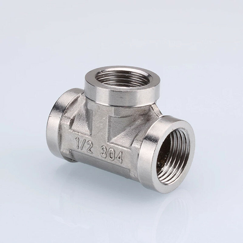 1/2" 3/4" BSP Female Male Thread Tee Type Reducing Stainless Steel Elbow Butt Joint Adapter Adapter Coupler Plumbing Fittings