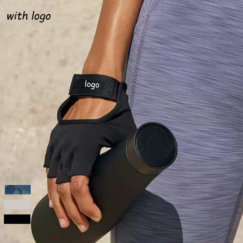 Yoga Gloves Men and Women Cycle Ride Anti Slip Anti Cocooning Wear-Resistant Breathable Fitness Half Finger Gloves Summer Yoga