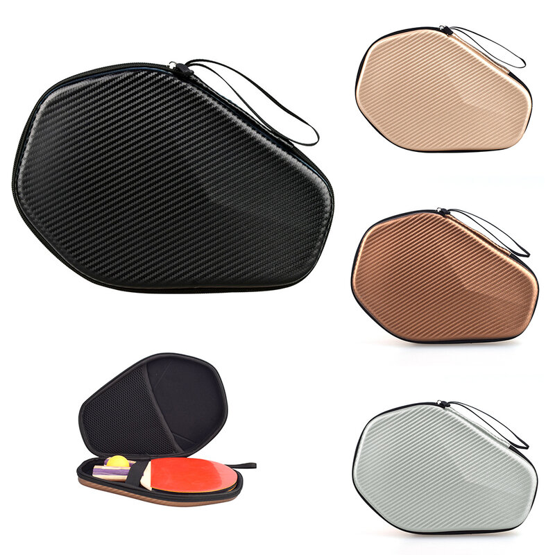 1Pcs Table Tennis Racket Case Bag Pingpong Paddle Storage Bags Portable Waterproof Zipper Handbag Table Tennis Accessories