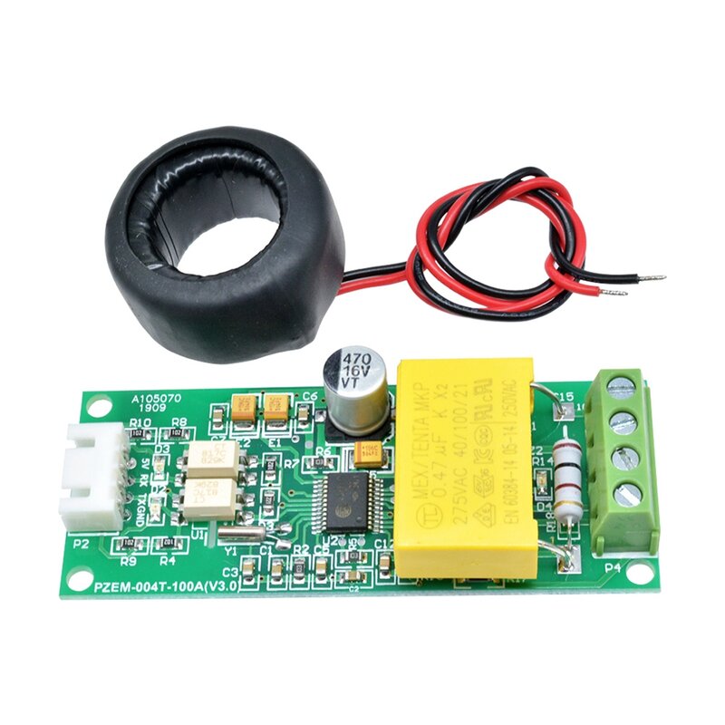 Medidor Digital multifunción de CA para Arduino TTL COM2/COM3/COM4 0-100A, módulo de prueba de corriente de voltios amperios de potencia de vatios, PZEM-004T